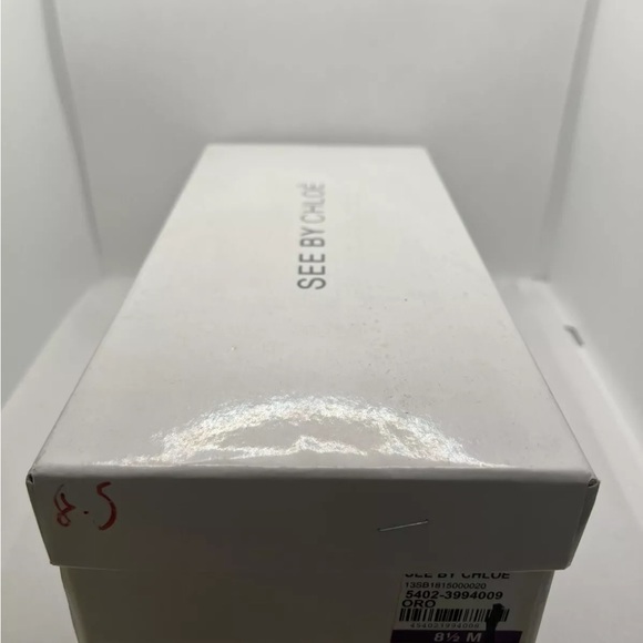 See By Chloe Women’s Tissue Paillette Bow Tie Gold Sequin Ballerina Flats